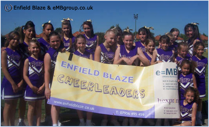 Enfield Blaze Cheerleaders