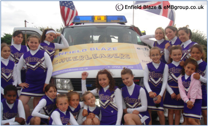 Enfield Blaze Cheerleaders