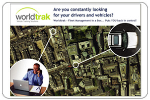 WorldTrak Postcard Design