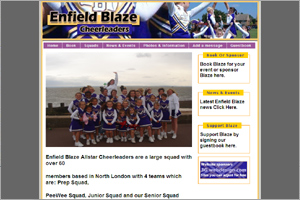 Enfield Blaze Cheerleaders